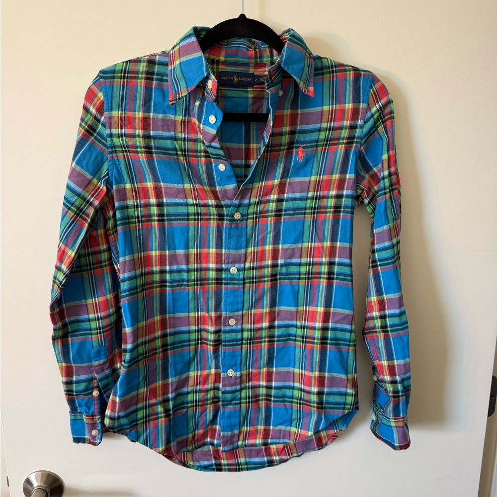 Ralph Lauren Plaid Button Down Shirt